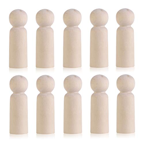 Veemoon 10 Stück Teiliges DIY Holzfiguren für Hochzeits Cake Topper Unlackierte Holzpuppen zum Bemalen und Gestalten von Personalisierten Figuren für Hochzeitsfeiern und Partys Veemoon 10 Stück Teiliges DIY Holzfiguren für Hochzeits Cake Topper Unlackierte Holzpuppen zum Bemalen und Gestalten von Personalisierten Figuren für Hochzeitsfeiern und Partys von Veemoon
