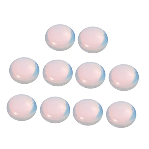 Veemoon 10 Stück Teiliges DIY Opalstein Patches Flacher Boden Langlebige Schmuckanhänger für Damen und Mädchen Handgefertigte Charms zum Basteln von Armbändern und Halsketten von Veemoon