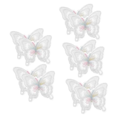 Veemoon 10 Stück Teiliges Doppellagige Schmetterling Applikationen aus Organza Handgenähte Bestickte Patches für DIY Hochzeitskleider Taschen Hüte und Kleidung Dekorative Nähapplikationen Veemoon 10 Stück Teiliges Doppellagige Schmetterling Applikationen aus Organza Handgenähte Bestickte Patches für DIY Hochzeitskleider Taschen Hüte und Kleidung Dekorative Nähapplikationen von Veemoon