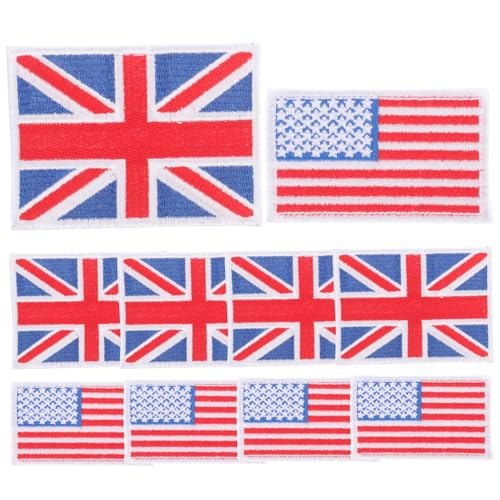 Veemoon 10 Stück Teiliges Flagge Aufnäher Bestickte Amerikanische Flaggen für Kleidung Rucksäcke Westen Aufbügelbare Patches für Kreative DIY Projekte Patriotische Gestaltung Veemoon 10 Stück Teiliges Flagge Aufnäher Bestickte Amerikanische Flaggen für Kleidung Rucksäcke Westen Aufbügelbare Patches für Kreative DIY Projekte Patriotische Gestaltung von Veemoon
