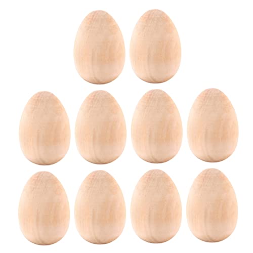 Veemoon 10 Stück Teiliges Holz Dekoei Realistische Holzsimulation Robuste Deko Langlebige Bastel Eier für Kreative und Osterpartygestaltung Veemoon 10 Stück Teiliges Holz Dekoei Realistische Holzsimulation Robuste Deko Langlebige Bastel Eier für Kreative und Osterpartygestaltung von Veemoon