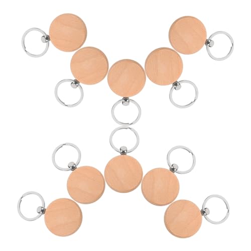 Veemoon 10 Stück Teiliges Holz Schlüsselanhänger Blanko zum Gravieren Robuste Buchenholz Schlüsselringe mit Metallring DIY Anhänger für Schlüsselbund und Taschen Naturbelassen Langlebig Veemoon 10 Stück Teiliges Holz Schlüsselanhänger Blanko zum Gravieren Robuste Buchenholz Schlüsselringe mit Metallring DIY Anhänger für Schlüsselbund und Taschen Naturbelassen Langlebig von Veemoon