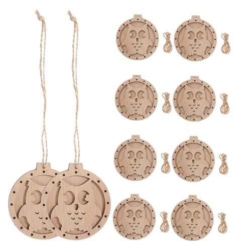 Veemoon 10 Stück Teiliges Holzanhänger Eulenform zum Bemalen Langlebige Holzausschnitte für Weihnachtsbaumschmuck DIY Bastelset mit Blanker Oberfläche Natürliche Holzdekoration für Fest Veemoon 10 Stück Teiliges Holzanhänger Eulenform zum Bemalen Langlebige Holzausschnitte für Weihnachtsbaumschmuck DIY Bastelset mit Blanker Oberfläche Natürliche Holzdekoration für Fest von Veemoon