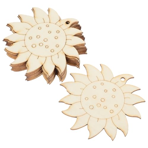 Veemoon 10 Stück Teiliges Holzblumen Scheiben zum Bemalen Kindersichere Holzdeko für DIY Bastelprojekte Glatte Oberfläche ohne Splitter für Wandornamente und Kreative Veemoon 10 Stück Teiliges Holzblumen Scheiben zum Bemalen Kindersichere Holzdeko für DIY Bastelprojekte Glatte Oberfläche ohne Splitter für Wandornamente und Kreative von Veemoon
