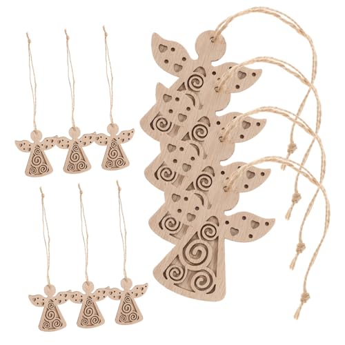 Veemoon 10 Stück Teiliges Holzscheiben Weihnachtsbaumschmuck DIY Basteln Leichte Holzplättchen zum Bemalen Robust Langlebig für Kreative Weihnachtsdekorationen Veemoon 10 Stück Teiliges Holzscheiben Weihnachtsbaumschmuck DIY Basteln Leichte Holzplättchen zum Bemalen Robust Langlebig für Kreative Weihnachtsdekorationen von Veemoon