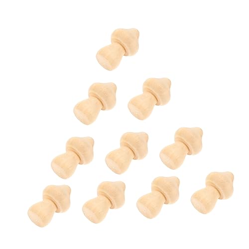 Veemoon 10 Stück Teiliges Kleine Holzpilz Dekoration zum Bemalen DIY mit Glatter Oberfläche Fördert Hand Auge Koordination und Malen für Festival und Familienaktivitäten Veemoon 10 Stück Teiliges Kleine Holzpilz Dekoration zum Bemalen DIY mit Glatter Oberfläche Fördert Hand Auge Koordination und Malen für Festival und Familienaktivitäten von Veemoon