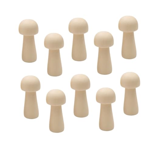 Veemoon 10 Stück Teiliges Kleine Holzpilz Figuren zum Bemalen Naturbelassen Glattschleifbar Kindgerecht Fördert Kreativität und Handwerkliche Fähigkeiten DIY Dekoration Veemoon 10 Stück Teiliges Kleine Holzpilz Figuren zum Bemalen Naturbelassen Glattschleifbar Kindgerecht Fördert Kreativität und Handwerkliche Fähigkeiten DIY Dekoration von Veemoon