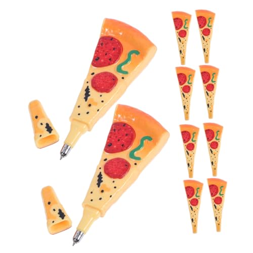 Veemoon 10 Stück Teiliges Lustiger Pizza Kugelschreiber Realistische Lebensmittel Form Schreibwaren für Büro und Schule Kreative Stifte für Erwachsene Veemoon 10 Stück Teiliges Lustiger Pizza Kugelschreiber Realistische Lebensmittel Form Schreibwaren für Büro und Schule Kreative Stifte für Erwachsene von Veemoon