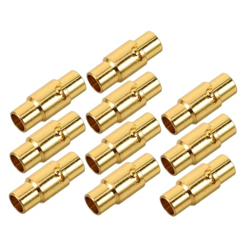 Veemoon 10 Stück Teiliges Magnetischer Schmuckverschlüsse Kupfer Zuverlässige Armband und Halskettenverbinder Vielseitige Diy Charms Sicherer Magnetverschluss für Schmuckgestaltung Veemoon 10 Stück Teiliges Magnetischer Schmuckverschlüsse Kupfer Zuverlässige Armband und Halskettenverbinder Vielseitige Diy Charms Sicherer Magnetverschluss für Schmuckgestaltung von Veemoon