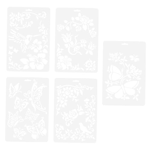 Veemoon 10 Stück Teiliges Malvorlagen Langlebigem Pp material Wiederverwendbare Handzeichnungsschablonen für Erwachsene für DIY bastelprojekte Scrapbooking und Kreative Wandgestaltung Veemoon 10 Stück Teiliges Malvorlagen Langlebigem Pp material Wiederverwendbare Handzeichnungsschablonen für Erwachsene für DIY bastelprojekte Scrapbooking und Kreative Wandgestaltung von Veemoon