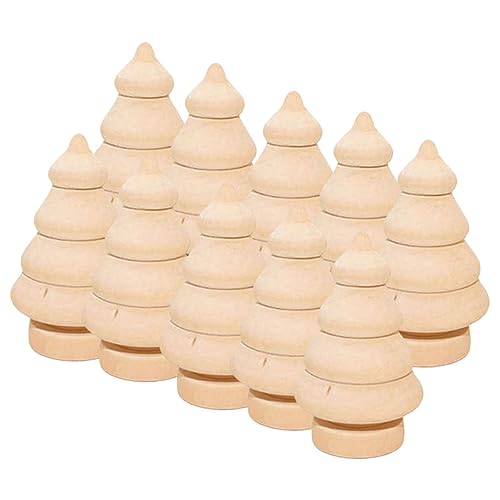 Veemoon 10 Stück Teiliges Mehrzweck Holz Weihnachtsbaum Bastelset zum Bemalen Naturbelassene DIY Holzfiguren für Familien Schule und Partydekoration für Weihnachtsdeko und Veemoon 10 Stück Teiliges Mehrzweck Holz Weihnachtsbaum Bastelset zum Bemalen Naturbelassene DIY Holzfiguren für Familien Schule und Partydekoration für Weihnachtsdeko und von Veemoon