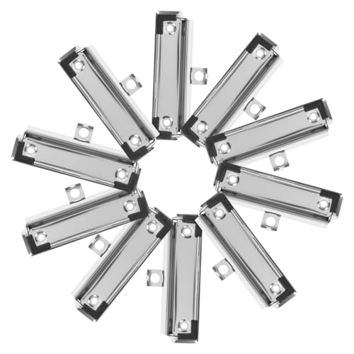 Veemoon 10 Stück Teiliges Metall Klemmbrettclips Stark Haftend Langlebig Vielseitig für Büro Schule Zuhause zur Sicheren Dokumentenfixierung Veemoon 10 Stück Teiliges Metall Klemmbrettclips Stark Haftend Langlebig Vielseitig für Büro Schule Zuhause zur Sicheren Dokumentenfixierung von Veemoon