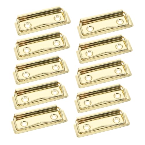 Veemoon 10 Stück Teiliges Metallklemmen für Klemmbretter Robuste Aluminiumlegierung Vielseitig Einsetzbar für Büro Schule und Präsentationen Effiziente Dokumentenbefestigung Einfache Veemoon 10 Stück Teiliges Metallklemmen für Klemmbretter Robuste Aluminiumlegierung Vielseitig Einsetzbar für Büro Schule und Präsentationen Effiziente Dokumentenbefestigung Einfache von Veemoon