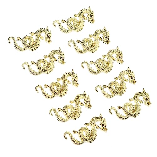 Veemoon 10 Stück Teiliges Nagel Deko mit Goldfarbenen Drachen Motiven Metall Nail Charms für Damen Kreative Maniküre Accessoires für DIY Nail Art und Professionelle Nagelstudios Veemoon 10 Stück Teiliges Nagel Deko mit Goldfarbenen Drachen Motiven Metall Nail Charms für Damen Kreative Maniküre Accessoires für DIY Nail Art und Professionelle Nagelstudios von Veemoon