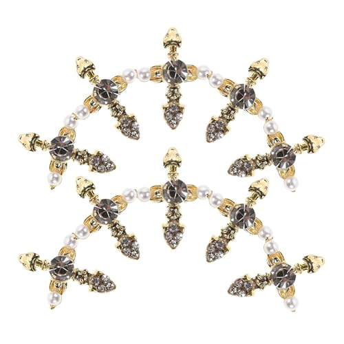 Veemoon 10 Stück Teiliges Nagelkunst Metallkreuze Nail Charms Glänzende Kreuz dekoration aus Legierung für DIY Nail Art Vielseitig Einsetzbar für Persönliche und Salon anwendungen Veemoon 10 Stück Teiliges Nagelkunst Metallkreuze Nail Charms Glänzende Kreuz dekoration aus Legierung für DIY Nail Art Vielseitig Einsetzbar für Persönliche und Salon anwendungen von Veemoon
