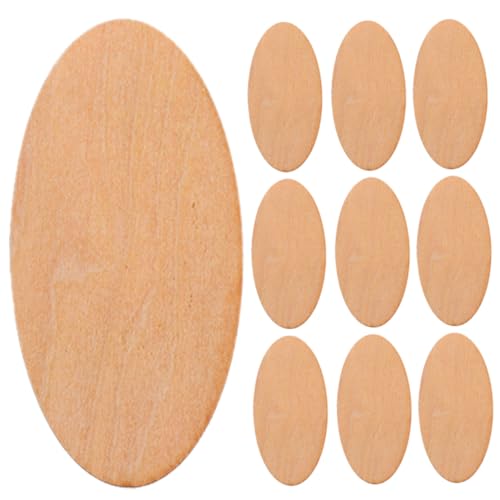 Veemoon 10 Stück Teiliges Ovale Holzplatten aus Naturbelassenem Holz Blanke DIY Holzscheiben zum Bemalen und Dekorieren Sichere Holzstücke für Bastelarbeiten und Geschenkideen Veemoon 10 Stück Teiliges Ovale Holzplatten aus Naturbelassenem Holz Blanke DIY Holzscheiben zum Bemalen und Dekorieren Sichere Holzstücke für Bastelarbeiten und Geschenkideen von Veemoon