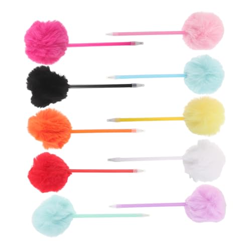 Veemoon 10 Stück Teiliges Pom Pom Kugelschreiber Bunte Flauschige Plüschkugelschreiber Kreative Schreibstifte für Mädchen Schüler Büro Schule Veemoon 10 Stück Teiliges Pom Pom Kugelschreiber Bunte Flauschige Plüschkugelschreiber Kreative Schreibstifte für Mädchen Schüler Büro Schule von Veemoon