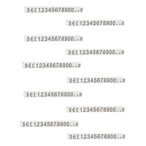 Veemoon 10 Stück Teiliges Preisdisplay Schild mit Nummern Transparente Preisschilder für Geschäfte Supermärkte und Einkaufszentren Leicht Anpassbar und Robust für Schmuck und Uhren Veemoon 10 Stück Teiliges Preisdisplay Schild mit Nummern Transparente Preisschilder für Geschäfte Supermärkte und Einkaufszentren Leicht Anpassbar und Robust für Schmuck und Uhren von Veemoon