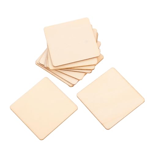Veemoon 10 Stück Teiliges Quadratische Holzscheiben Natürliche DIY Holzbretter Robust für Basteln Malen Deko Holzplättchen Geeignet für Erwachsene Lernspielzeug Veemoon 10 Stück Teiliges Quadratische Holzscheiben Natürliche DIY Holzbretter Robust für Basteln Malen Deko Holzplättchen Geeignet für Erwachsene Lernspielzeug von Veemoon