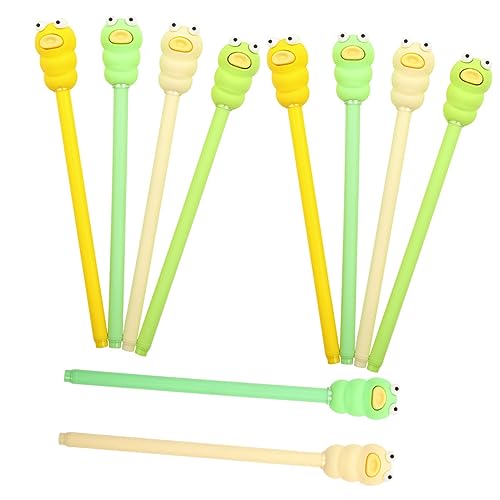 Veemoon 10 Stück Teiliges Schwarze Gel Kugelschreiber Ergonomisch Geformt für Komfortables Schreiben Langlebig und Rutschfest als Schulzubehör und für Schüler und Lehrer Veemoon 10 Stück Teiliges Schwarze Gel Kugelschreiber Ergonomisch Geformt für Komfortables Schreiben Langlebig und Rutschfest als Schulzubehör und für Schüler und Lehrer von Veemoon