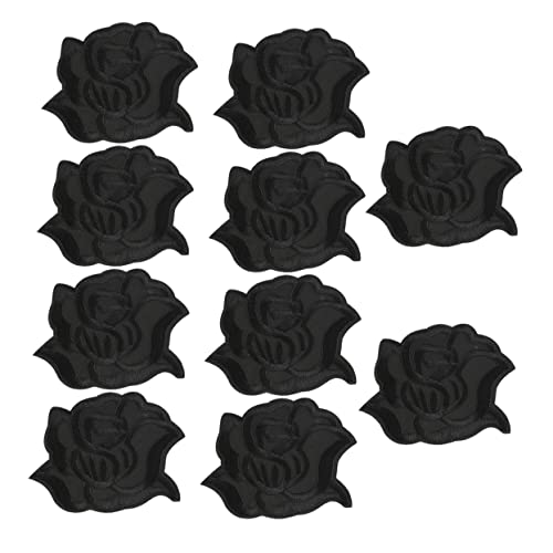 Veemoon 10 Stück Teiliges Set Schwarze Blumen Stickerei Patches Aufnähen Applikationen zum Aufbügeln für Kleidung Taschen DIY Reparatur und Dekoration Veemoon 10 Stück Teiliges Set Schwarze Blumen Stickerei Patches Aufnähen Applikationen zum Aufbügeln für Kleidung Taschen DIY Reparatur und Dekoration von Veemoon