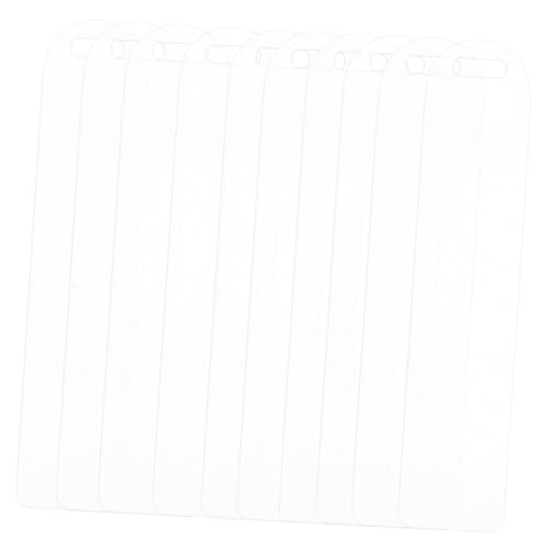 Veemoon 10 Stück Teiliges Transparente Acryl lesezeichen Blanko Robust Vielseitig Einsetzbar als Buchzeichen und Geschenkanhänger für DIY projekte und Kreative Dekoration für Leseratten Veemoon 10 Stück Teiliges Transparente Acryl lesezeichen Blanko Robust Vielseitig Einsetzbar als Buchzeichen und Geschenkanhänger für DIY projekte und Kreative Dekoration für Leseratten von Veemoon