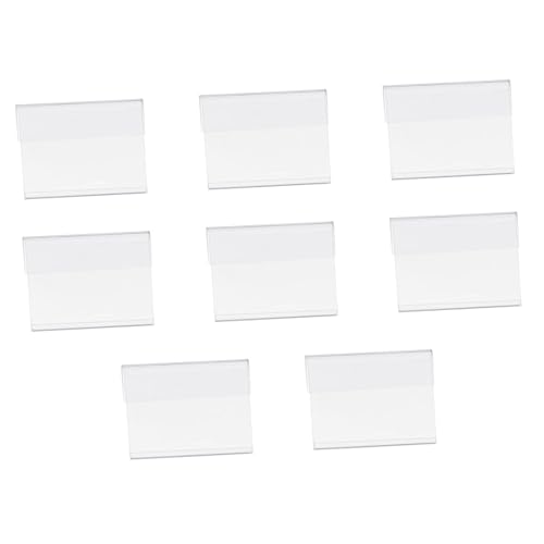 Veemoon 10 Stück Teiliges Transparentes Preisschildhalter Hochwertigem Kunststoff Installieren für Supermarktregale und Einzelhandel zur Klaren Preisanzeige Veemoon 10 Stück Teiliges Transparentes Preisschildhalter Hochwertigem Kunststoff Installieren für Supermarktregale und Einzelhandel zur Klaren Preisanzeige von Veemoon