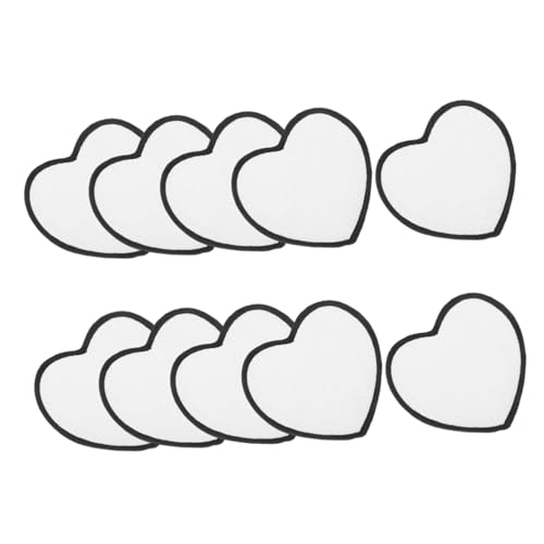 Veemoon 10 Stück Thermaltransferdruckstickstück Benutzerdefinierte Gestickte Aufnäher Kleine Flicken Zum Aufbügeln Flicken Aufbügeln Bügelflicken Für Kleidung Herz Bügelbild Weiß Polyester Veemoon 10 Stück Thermaltransferdruckstickstück Benutzerdefinierte Gestickte Aufnäher Kleine Flicken Zum Aufbügeln Flicken Aufbügeln Bügelflicken Für Kleidung Herz Bügelbild Weiß Polyester von Veemoon