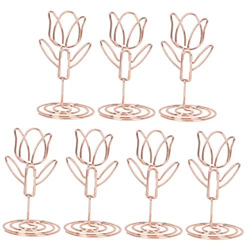 Veemoon 10 Stück Tulip Visitenkartenhalter Deko Staffelei Bildhalter Für Tafelaufsätze Tischkartenclip Bildclips Stehen Tischbild Steht Fotohalterclips Tischschildständer Metall Rose Gold Veemoon 10 Stück Tulip Visitenkartenhalter Deko Staffelei Bildhalter Für Tafelaufsätze Tischkartenclip Bildclips Stehen Tischbild Steht Fotohalterclips Tischschildständer Metall Rose Gold von Veemoon