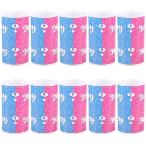Veemoon 10 Stück Wasserflaschenetikett Geschlecht enthüllen Aufkleber Blau Zu babyshowerparty gender reveal -Mädchen-Wasserflaschenaufkleber Flaschendekoration PVC selbstklebend Veemoon 10 Stück Wasserflaschenetikett Geschlecht enthüllen Aufkleber Blau Zu babyshowerparty gender reveal -Mädchen-Wasserflaschenaufkleber Flaschendekoration PVC selbstklebend von Veemoon