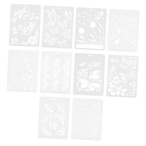 Veemoon 10 Stück Zeichnungsvorlage Für Blumen- Wildblume Schablone Dekoration Party Botanisch Malerei Wiederverwendbar Malen Hochzeit Malvorlagen Malform Für Pp Veemoon 10 Stück Zeichnungsvorlage Für Blumen- Wildblume Schablone Dekoration Party Botanisch Malerei Wiederverwendbar Malen Hochzeit Malvorlagen Malform Für Pp von Veemoon