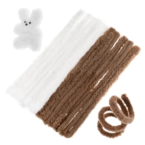 Veemoon 10 Teiliges Weiche Chenille Stiele Flauschige Pfeifenreiniger für DIY Bastelprojekte Formbeständig Leicht zu Drehen Geeignet für Florale Dekorationen und Halloween Basteln Veemoon 10 Teiliges Weiche Chenille Stiele Flauschige Pfeifenreiniger für DIY Bastelprojekte Formbeständig Leicht zu Drehen Geeignet für Florale Dekorationen und Halloween Basteln von Veemoon