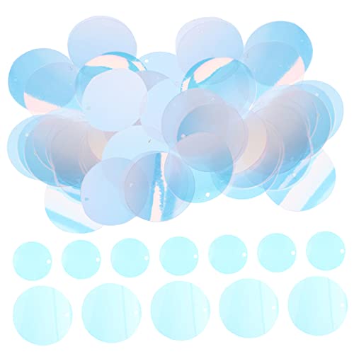 Veemoon 10 bastel materialien DIY Dekoration runden runde Pailletten lose Pailletten Basteln Pailletten nähen Kreis Pailletten Nähzubehör Pailletten für Heimwerker DIY Pailletten PVC von Veemoon