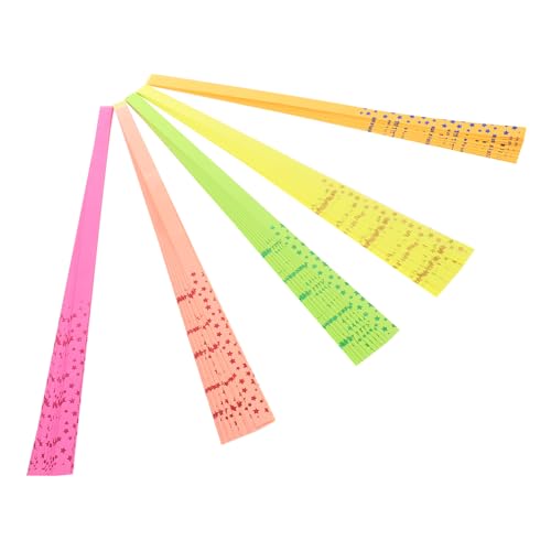 Veemoon 10 dekorativer Sternstreifen Bausätze Sternenpapier Urlaubsstern papierschere tapetenschere Origami-Papier Origami-Sternpapierstreifen Papierstreifen zum Sternfalten Sterne Papier von Veemoon