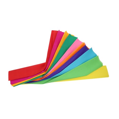 Veemoon 100 Blatt farbiges Krepppapier Krepp-Papier Scrapbook-Papier bastelset buntes DIY-Papier Bastelpapier Blumenarrangementpapier faltbares Bastelmaterial von Veemoon