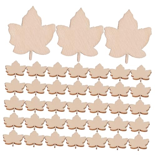 Veemoon 100 Stück Ahornblatt Holzscheiben Naturbelassene DIY Holzdeko für Basteln Bemalbare Holzornamente für Hochzeit Party und Wohnraumdekoration Langlebige Holzstreudeko Veemoon 100 Stück Ahornblatt Holzscheiben Naturbelassene DIY Holzdeko für Basteln Bemalbare Holzornamente für Hochzeit Party und Wohnraumdekoration Langlebige Holzstreudeko von Veemoon