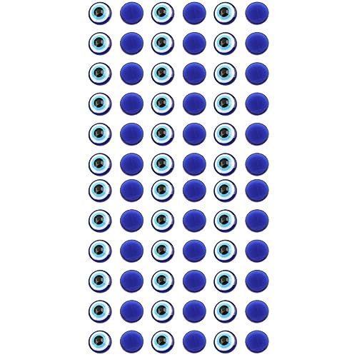 Veemoon 100 Stück Augen Perlen Harz - Runde Flatback Cabochons Für DIY Handwerk Und Schmuckherstellung - Ideal Für Kreative Projekte 8mm Größe von Veemoon