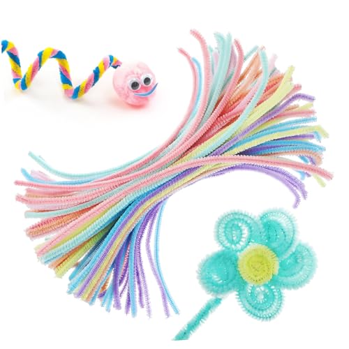 Veemoon 100 Stück Biegeplüsch Chenille Stiele Bunte Flauschige Biegeplüsch Sticks für DIY Basteln Flexible Basteldraht Zubehör für Erwachsene Kreative Handwerksprojekte Veemoon 100 Stück Biegeplüsch Chenille Stiele Bunte Flauschige Biegeplüsch Sticks für DIY Basteln Flexible Basteldraht Zubehör für Erwachsene Kreative Handwerksprojekte von Veemoon