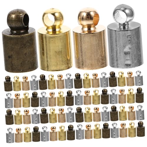 Veemoon 100 Stück Bunte Mini Quasten Endkappen aus Kupfer Robuste Schmuckanhänger DIY Zubehör für Halsketten Armbänder Schlüsselanhänger Basteln Veemoon 100 Stück Bunte Mini Quasten Endkappen aus Kupfer Robuste Schmuckanhänger DIY Zubehör für Halsketten Armbänder Schlüsselanhänger Basteln von Veemoon