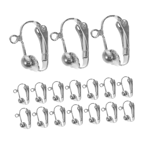 Veemoon 100 Stück Clip Ohrring Adapter Silberne Ohrclips für Diy Schmuckherstellung Nicht Piercing Ohrclips Einfach zu Bedienen für Fähigkeiten Komponenten für Einzigartige Designs Veemoon 100 Stück Clip Ohrring Adapter Silberne Ohrclips für Diy Schmuckherstellung Nicht Piercing Ohrclips Einfach zu Bedienen für Fähigkeiten Komponenten für Einzigartige Designs von Veemoon