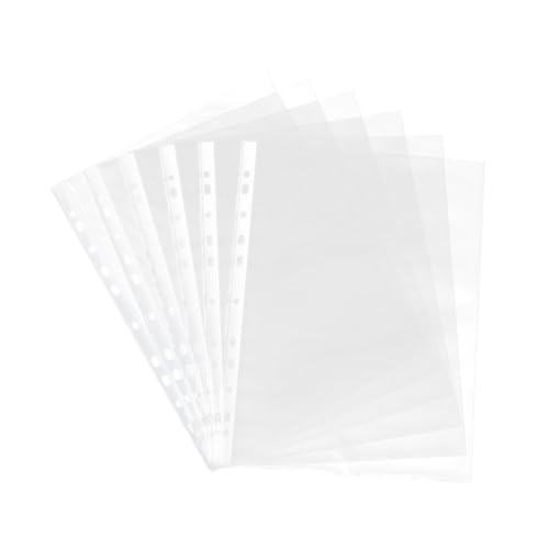 Veemoon 100 Stück Dokumentenordner Transparent PP Folien Wasser Ölabweisend Reißfest Leichtgewichtige Hüllen Für Büroorganisation Dokumentenablage Veemoon 100 Stück Dokumentenordner Transparent PP Folien Wasser Ölabweisend Reißfest Leichtgewichtige Hüllen Für Büroorganisation Dokumentenablage von Veemoon