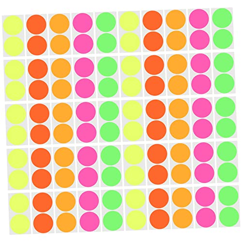 Veemoon 100 Stück Fluoreszierende Aufkleber Selbstklebend Kinderfreundliche Scrapbook Dekoration Einfache Entfernung ohne Rückstände Vielseitige Bastel und Siegel Etiketten Veemoon 100 Stück Fluoreszierende Aufkleber Selbstklebend Kinderfreundliche Scrapbook Dekoration Einfache Entfernung ohne Rückstände Vielseitige Bastel und Siegel Etiketten von Veemoon
