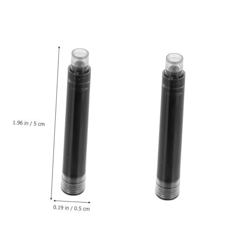 Veemoon 100 Stück Füllfederhalter Nachfüllpatronen Schwarz Tintenpatronen für Standard füller Langlebiges Kunststoffmaterial Schnelltrocknende Tinte für Flüssiges Schreiben Leicht und Veemoon 100 Stück Füllfederhalter Nachfüllpatronen Schwarz Tintenpatronen für Standard füller Langlebiges Kunststoffmaterial Schnelltrocknende Tinte für Flüssiges Schreiben Leicht und von Veemoon