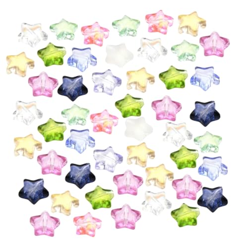Veemoon 100 Stück Fünf Stern Spacer Perlen Glas Kristall Anhänger Bunte DIY Schmuck Basteln Armband Anhänger Charms für Halskette Schlüsselanhänger Veemoon 100 Stück Fünf Stern Spacer Perlen Glas Kristall Anhänger Bunte DIY Schmuck Basteln Armband Anhänger Charms für Halskette Schlüsselanhänger von Veemoon
