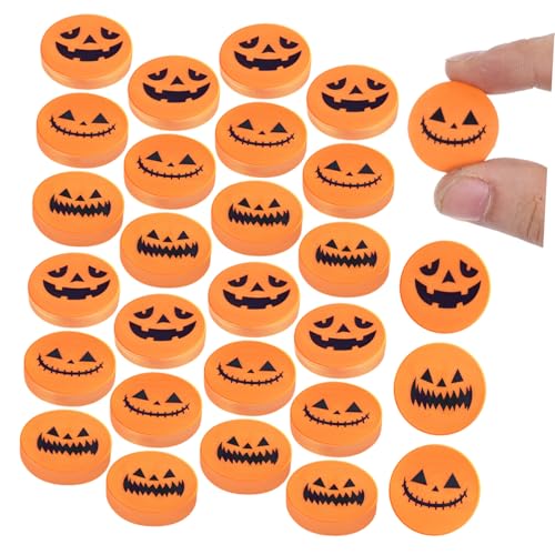 Veemoon 100 Stück Halloween Radiergummis Mini Kürbis Radiergummis Kreatives Design Tragbar Sauberes Radieren Für Schule Partygeschenke Herbstbedarf Veemoon 100 Stück Halloween Radiergummis Mini Kürbis Radiergummis Kreatives Design Tragbar Sauberes Radieren Für Schule Partygeschenke Herbstbedarf von Veemoon
