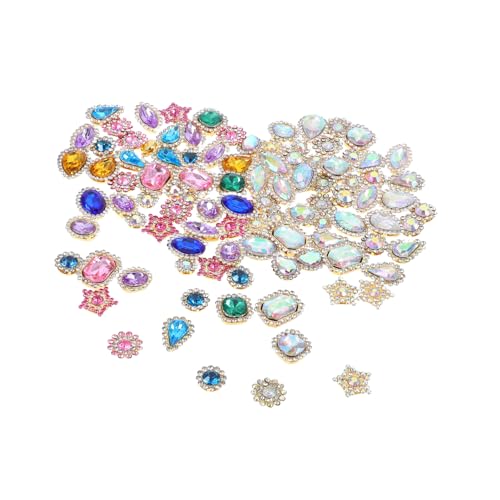 Veemoon 100 Stück Handgefertigte Rhinestones für Bekleidungsaccessoires Verzierung für Kleidung und Bastelarbeiten von Veemoon