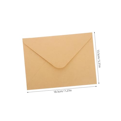 Veemoon 100 Stück Kraftpapier Umschläge Nassklebung Retro Stil Nachhaltige Briefumschläge für Hochzeitskarten Einladungen Fotos Grußkarten Vielseitig Einsetzbar Veemoon 100 Stück Kraftpapier Umschläge Nassklebung Retro Stil Nachhaltige Briefumschläge für Hochzeitskarten Einladungen Fotos Grußkarten Vielseitig Einsetzbar von Veemoon