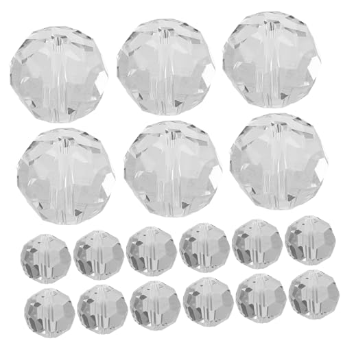 Veemoon 100 Stück Kristallperlen für DIY Glänzende Facettierte Beads für Vorhänge Türdekoration Schmuck und Kreative Bastelprojekte Veemoon 100 Stück Kristallperlen für DIY Glänzende Facettierte Beads für Vorhänge Türdekoration Schmuck und Kreative Bastelprojekte von Veemoon