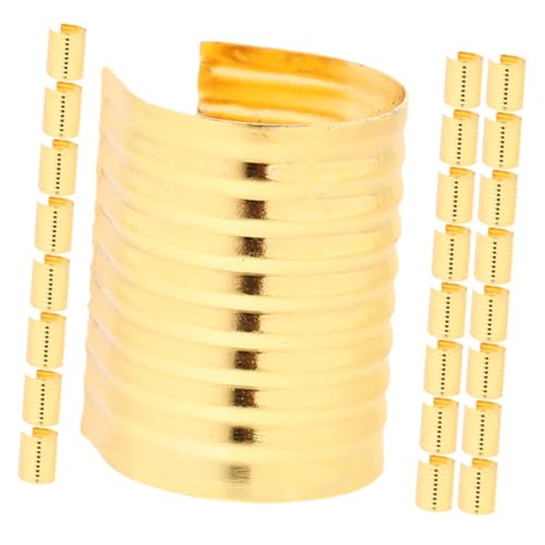Veemoon 100 Stück Lederseil Clips Zylindrische Quetschperlen Endkappen für Schmuckherstellung und Diy Bastelarbeiten Design für Quasten Veemoon 100 Stück Lederseil Clips Zylindrische Quetschperlen Endkappen für Schmuckherstellung und Diy Bastelarbeiten Design für Quasten von Veemoon