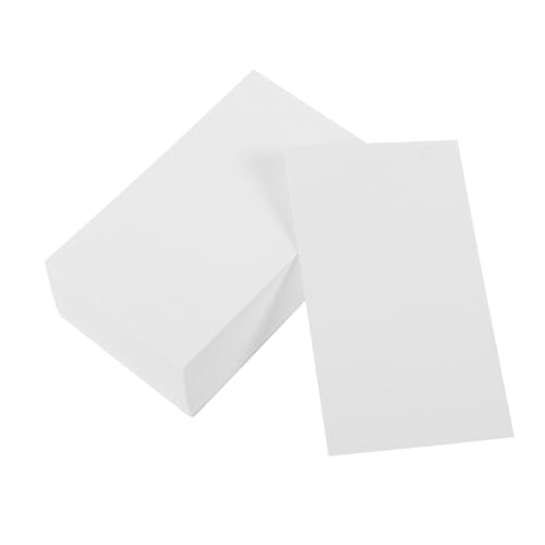 Veemoon 100 Stück Leere Karte Karteikarte Rosa Kleine Notizkarten Mini-blankokarten Kleiner Notizblock Karteikarten Notizbilder Lernkarten Leer Kratzpad Mini-notizkarten Weiß Papier von Veemoon